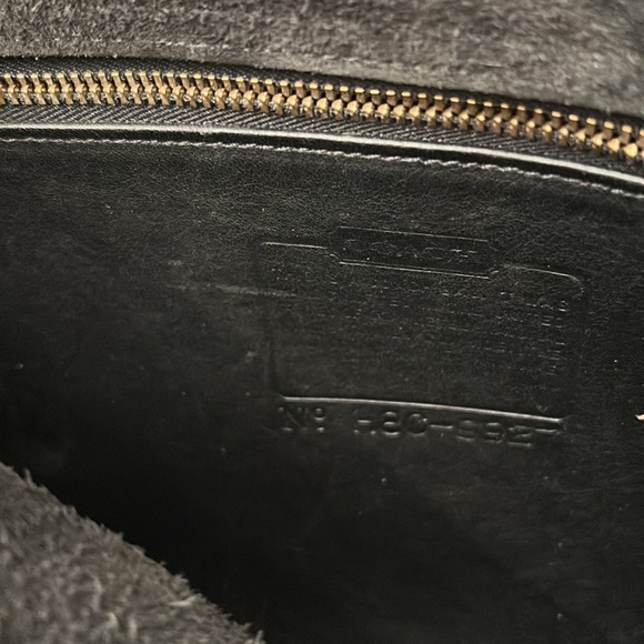 Vintage Coach Station Willis Bag in black - Picture 12 of 14